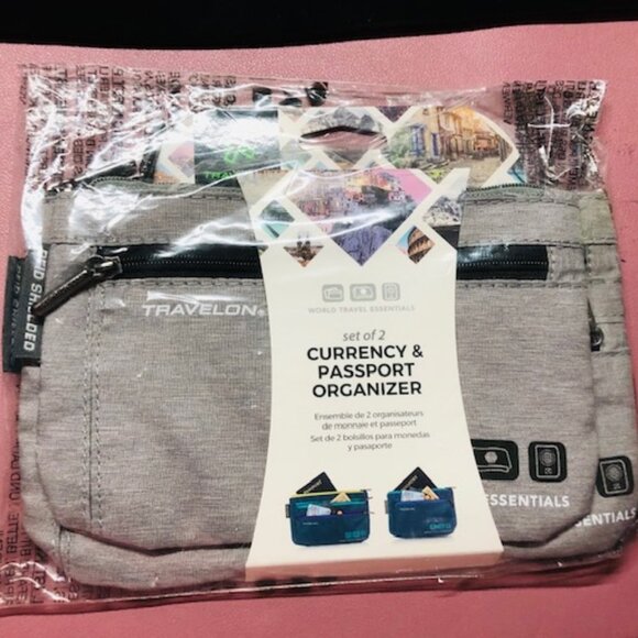 Travelon World Travel Essentials Currency and Passport Organizers - Picture 1 of 2